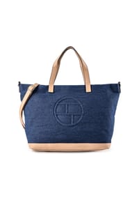 TOM TAILOR GILDA - Shopper, Reißverschlussfach, für Damen - denim blue