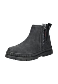 bugatti - Lederimitat Stiefelette - Schwarz