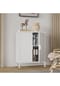 VCM. Stahl Kommode | Sideboard mit Drehtüren | Maße ca. H. 80 x B. 60 x T. 35 cm - Flokas S Bild 9