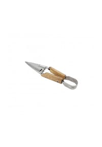 COFI - Buchsbaumschere Classic Garden - 12,5 cm, Eschenholzgriff, Klinge aus hochwertigem Edelstahl - Silber-Holzfarben 30 x 3,5 x 7 cm