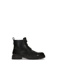 kazar - Schwarze Stiefel mit Reißverschluss und Bindung - Schwarz
