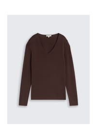 TOM TAILOR - Pullover, Rollkante, für Damen - 10342 PREPPY PLUM