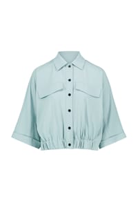 zero - Casual-Blazer mit 3/4 Arm - Silver Blue