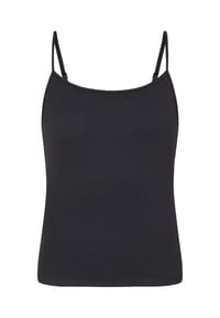 MANGUUN - Top Beta, Spaghetti-Träger, für Damen - 0  BLACK