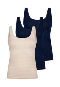 Speidel. - Unterhemd / Top 3er Pack Cotton & More - Blueberry
