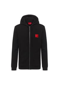 HUGO - Herren Sweatjacke - Daple212 - Zipper, Hoodie, Baumwoll-Terry - Beige (Open Beige 285)
