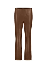 BETTY BARCLAY - Kunstleder-Leggings Slim Fit - Dark Coffee