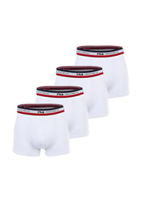 FILA Herren Boxer Shorts, 4er Pack - Logobund, Cotton Stretch, einfarbig Bild 1