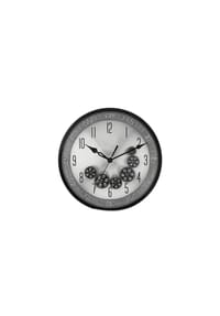 COFI - Wanduhr ø35x6 cm mit Zahnrädern - Industrial-Optik, ideal für - Rosegold 35 x 6 cm