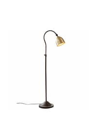LOBERON - Stehlampe Zurélac antikmessing - antikmessing