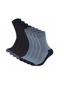 camano® - Unisex Socken - Pro Tex Function, einfarbig, 8er Pack - Blau