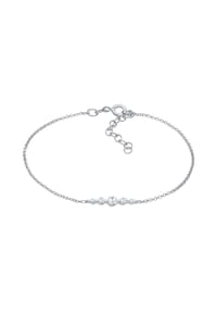 elli. - Armband Klassisch Funkelnd Zirkonia Kristalle 925 Silber - Silber