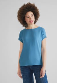 Street One Shirt, Kurzarm, uni, für Damen | GALERIA
