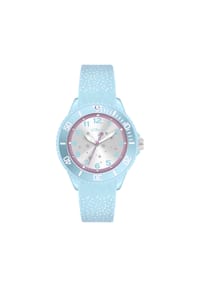 s.Oliver - Armbanduhr Eisblume - blau