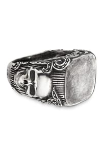caї - Ring 925/- Sterling Silber ohne Stein - Silbergrau