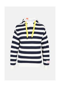 salzhaut - Hoodie ALLERWÄGENS - Navy Offwhite