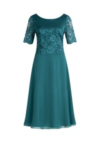 Vera Mont - Cocktailkleid mit Spitze - 6179 STR AUBERGINE