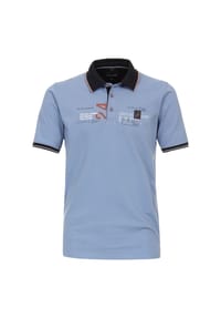 CASAMODA - Herren Polo-Shirt uni - Hellblau