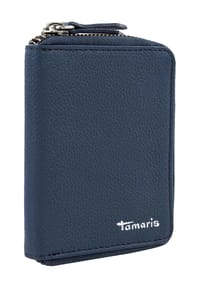 Tamaris - AMANDA Geldbörse, Leder, Logo, uni, für Damen - 500 BLUE