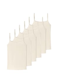 uncover by SCHIESSER - Spaghetti Top 6er Pack Bamboo Cotton - Dunkelblau