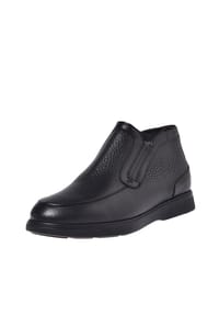 BALDININI - Slipper aus Leder - SCHWARZ