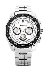 MANIKE - 8077 Chronograph Herren Armbanduhr - Silber