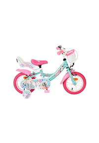 VOLARE - Kinderfahrrad  Unicorn 12 Zoll ohne Rücktrittbremse, grün - grün