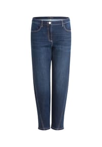 BETTY BARCLAY - Casual-Hose unifarben - Dark Blue Denim