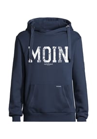 salzhaut - Hoodie HEFF - MOIN - Anthra-Neon Red