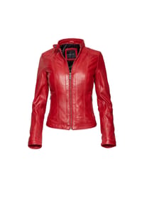 bugatti - Lederjacke BULady-121 aus hochwertigem Leder - black