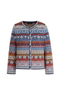 IVKO - Cardigan mit mediterranem Muster - INK