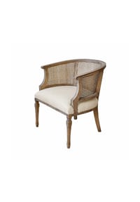 LOBERON - Stuhl Curbigny beige/braun - beige/braun