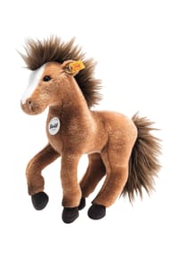 Steiff - Kuscheltier "Chayenne Pferd", stehend, 28 cm - BRAUN