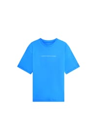 TOMMY HILFIGER - SS LOGO TEE, C39  BLUE, S - C39  BLUE