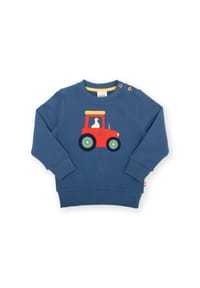 KITE - Kinder Farmer Duck Sweatshirt Bio-Baumwolle - blau