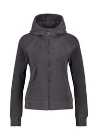 ALIFE AND KICKIN® - AyuAK F Hooded Fleece Jacket - black