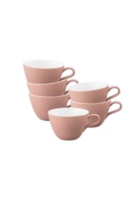Seltmann Weiden Milchkaffeetassen Life Fashion 370 ml 6er Set - LIFE - blau