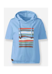 Witt - Kapuzensweatshirt - apricot-ecru-bedruckt