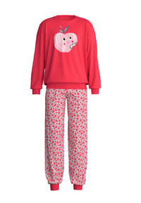 CALIDA - Kinder Bündchen-Pyjama Kids Fruits - red glow
