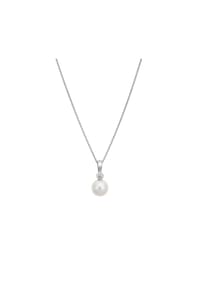 LYOMI - Anhänger mit Kette 585/- Gold 1 Diamant Lab Grown 0,10ct. - weiß