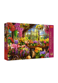 Trefl - Puzzle Tea Time Vorbereitungen für den Frühling, 1000 Teile, 68 x 48 cm - 