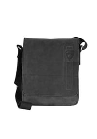 strellson RICHMOND - Umhängetasche "Richmond", Leder, Emblem, uni, für Herren  - black