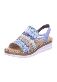 rieker - Textil Sandalen - Blau/Multi