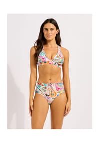 SEAFOLLY - Triangel-Bikini-Oberteil Beachbohème, Schnürung, für Damen - PARFAIT PINK