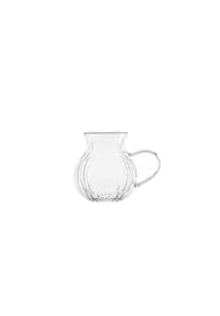 ALMINA® - Luana La Manila Teeset mit Henkel - 6-teiliges Gläser-Set, 160 ml - Transparent 9 x 7 cm