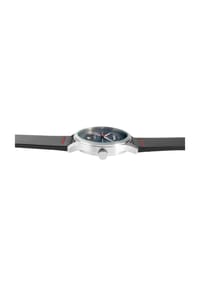 RAPTOR Raptor - Herren Quarz Armbanduhr Falkor mit Lederarmband - 5 ATM - Mineralglas - blau-schwarz-silber