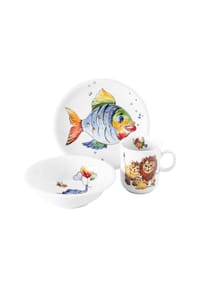 Seltmann Weiden Kindergeschirr Set Compact Bunte Tierwelt bunt - COMPACT - bunt