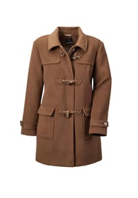 GOLDNER - Kurzgröße:  Dufflecoat - braun