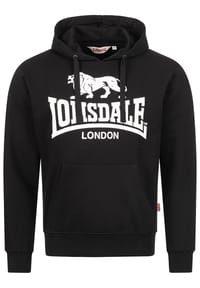 LONSDALE™ - Herren Kapuzensweatshirt schmale Passform GO SPORT 2 - Anthracite/Black
