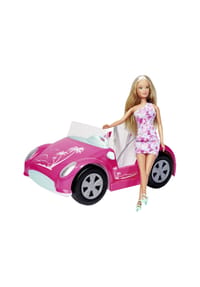 Simba - Steffi Love Puppen-Set "Beach Car" - PINK
